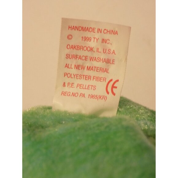 Ty Beanie Baby Kicks the Soccer Bear Push Toy - Picture 7 of 10